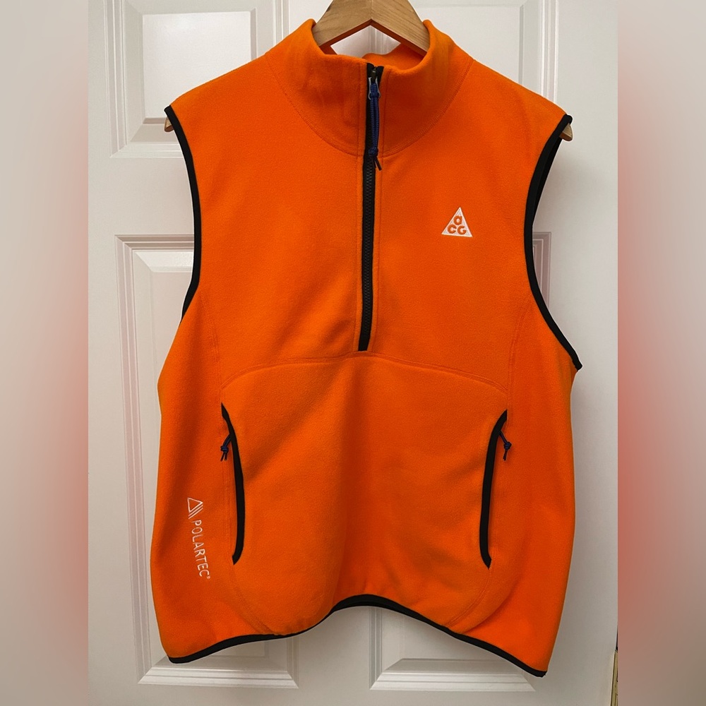 Nike ACG Men’s Wolf Tree fleece PolarTec Vest New